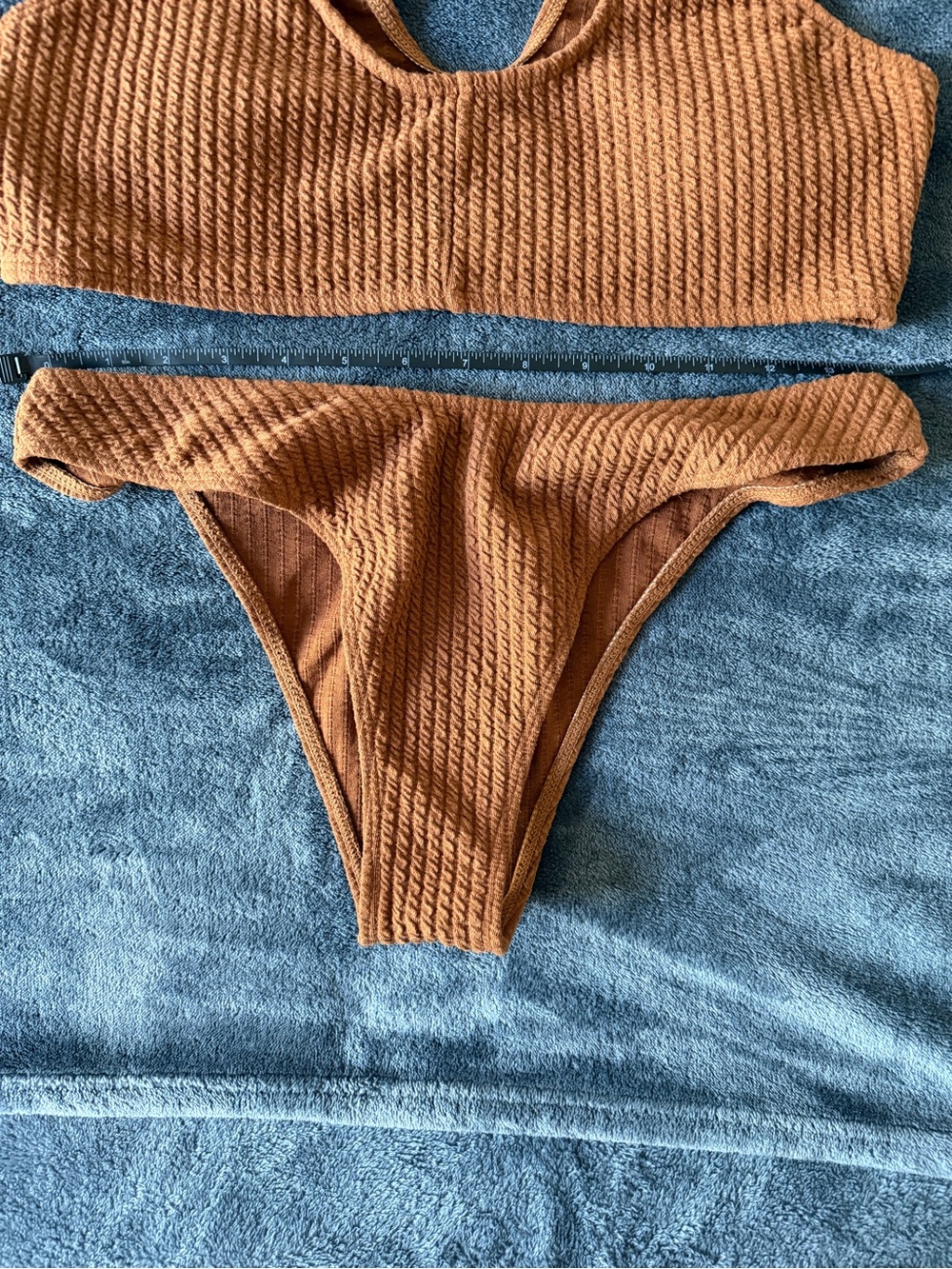 ✨Textured Scoop Bikini Set - Picture 5 of 14